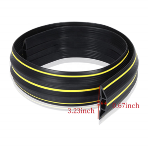 Flexible PVC Electrical heavy duty plastic cover Cable Protector 1 Channel cord floor cable covers tripping prevention