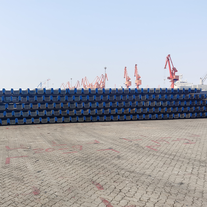 U Z type plastic retaining seawalls supplier no steel sheet piling