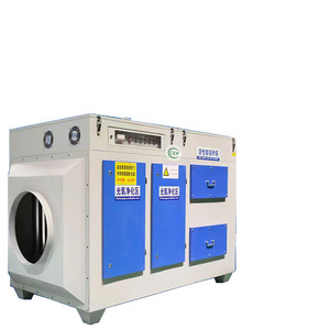 High-quality environmental protection materials Photo-Oxygen Catalysis Gas Treatment Equipment UV photooxidation waste gas treat