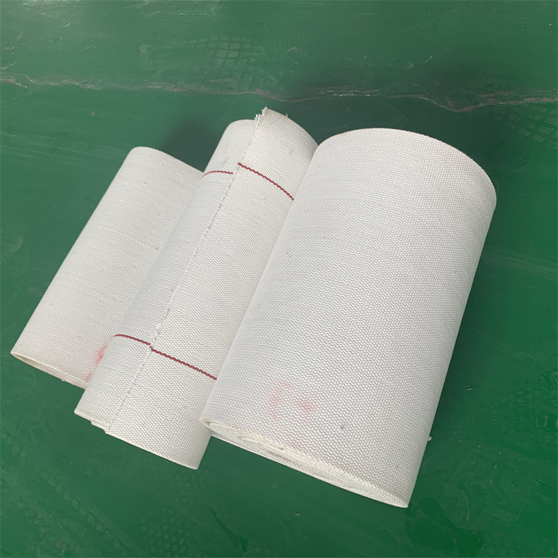 W400 6-8mm thick cement factory air chute canvas industrial airslide fabric conveyor belt