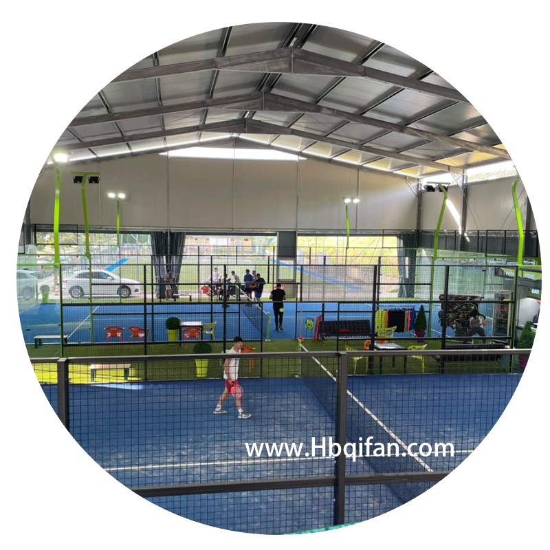 Wholesale Custom Safety Outdoor Courts Padel Roof Tent Portable Paddle Tennis Court Cover