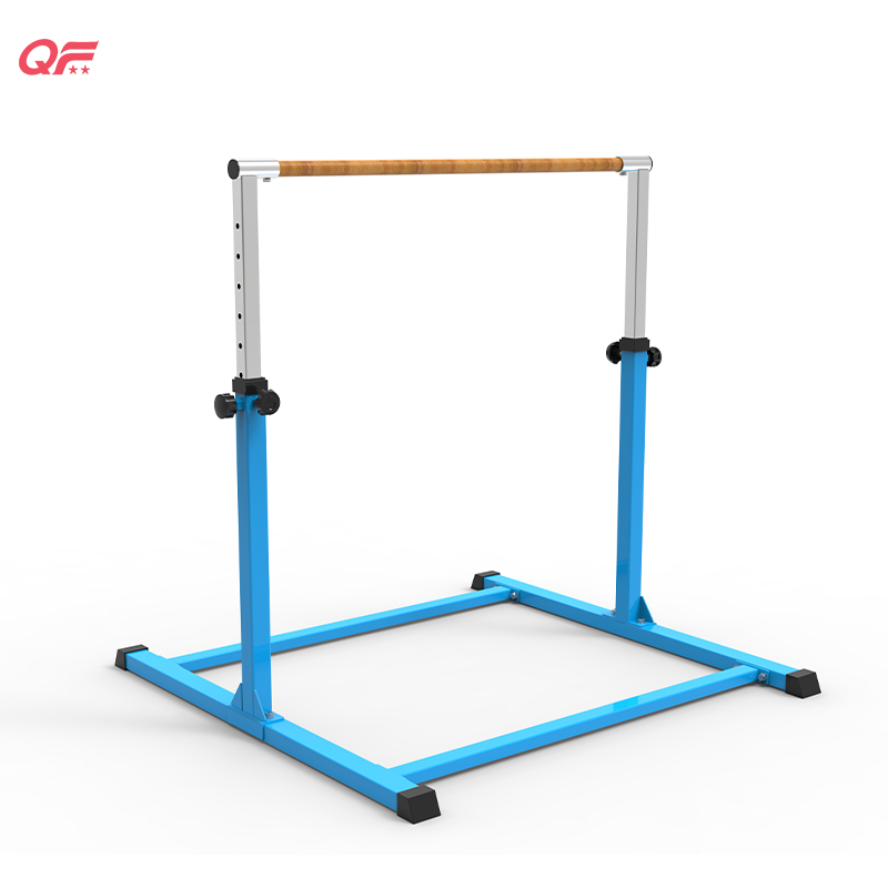 Heights Adjustable Easy Folding Horizontal Gymnastic Training Bar Kids Horizontal Bars