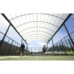 Customized Size Portable Paddle Tennis Court Cover Outdoor Indoor Panoramic Padel Court Roof