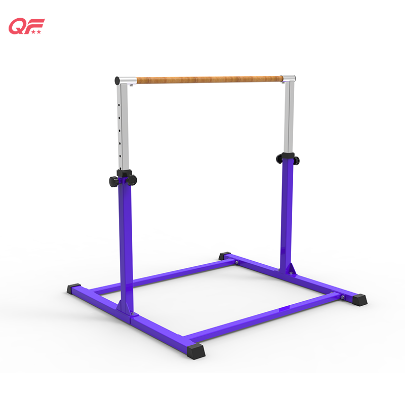 Heights Adjustable Easy Folding Horizontal Gymnastic Training Bar Kids Horizontal Bars