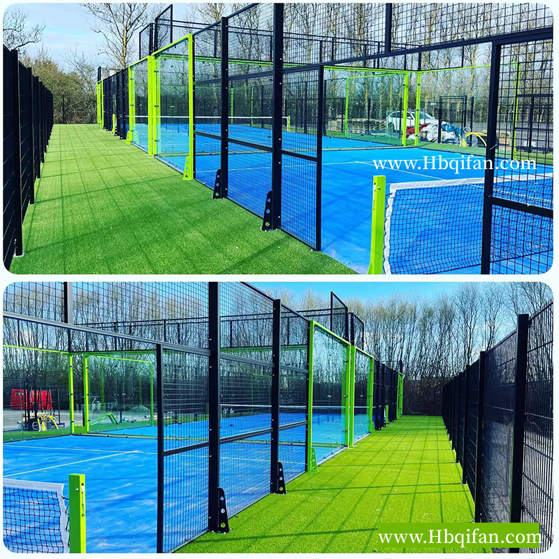 Customized Size Portable Paddle Tennis Court Cover Outdoor Indoor Panoramic Padel Court Roof