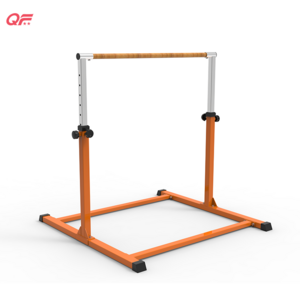 Heights Adjustable Easy Folding Horizontal Gymnastic Training Bar Kids Horizontal Bars