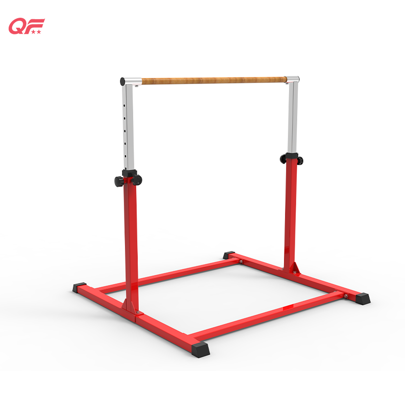 Heights Adjustable Easy Folding Horizontal Gymnastic Training Bar Kids Horizontal Bars