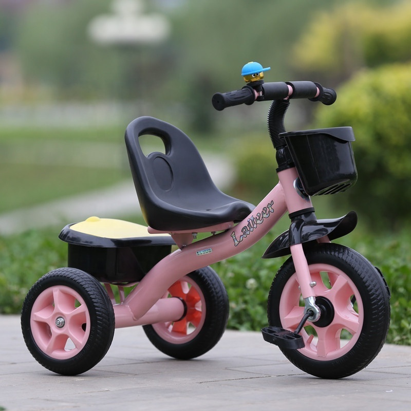 New Fashion Baby Tricycle Steel Kids Tricycle for Kids 1-6 Years/cheap Baby Mini Bicycles with Music/plastic Ride on Toy Car