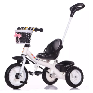 ride on car cheap factory white blue and pink color baby kids children tricycle