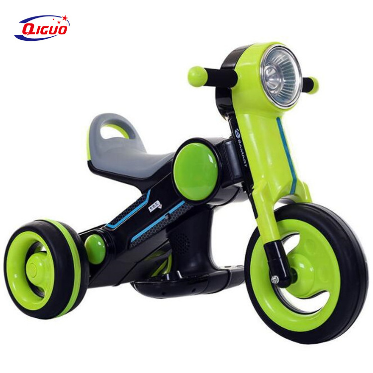 Hot Sale Children Toy Car with Light and Music Baby Electric Three Wheel Motorcycle