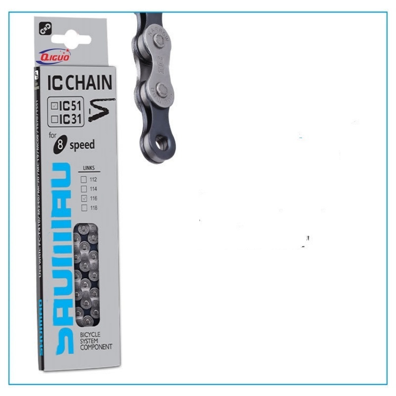 Hot selling Shuimao IC51HC73 bicycle chain with multiple models, mountain bike variable speed chain 21/24/27/30 speed