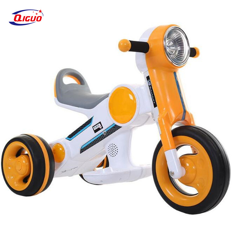 Hot Sale Children Toy Car with Light and Music Baby Electric Three Wheel Motorcycle