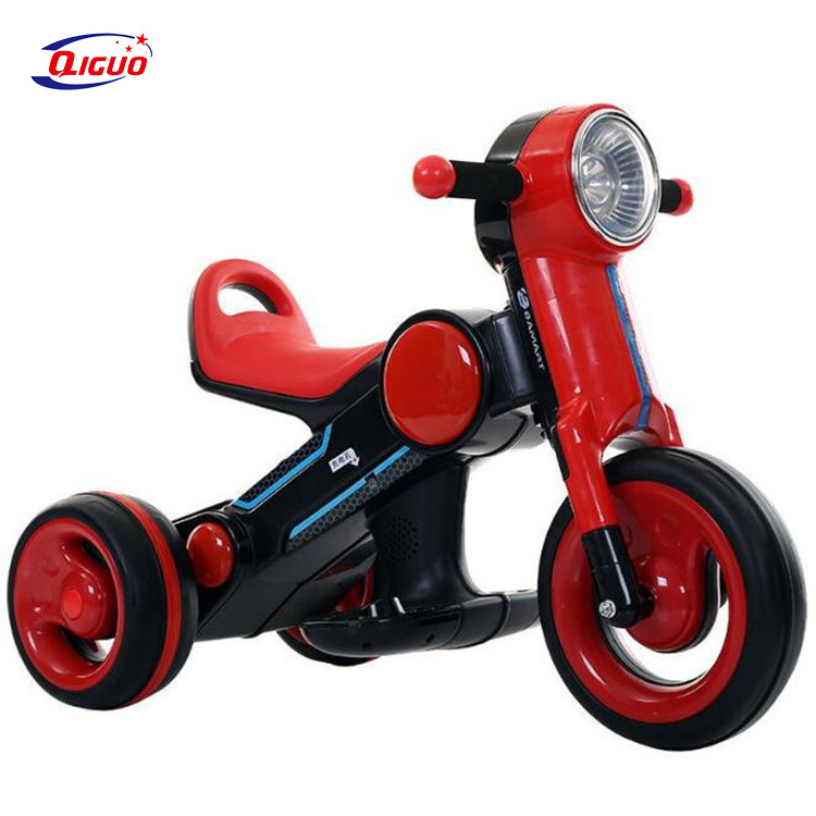 Hot Sale Children Toy Car with Light and Music Baby Electric Three Wheel Motorcycle