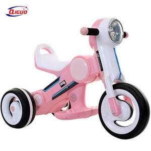 Hot Sale Children Toy Car with Light and Music Baby Electric Three Wheel Motorcycle