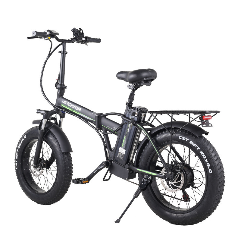 Source factory snow E-mountain bike 26 inch super wide thick tire 4.0 big wheel variable speed beach disc brake