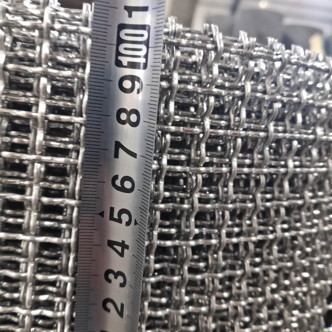 Corrosion Resistant Metal 304 Stainless Steel Crimped Wire Mesh 3mm For Screening Sieve