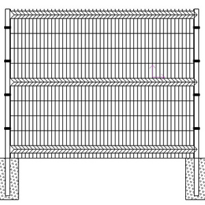 Chinese Factory Hot Dipped Galvanized 6Ft Tall 3D Curved Fence Wire Mesh Highway Fence