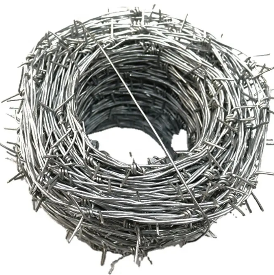 Factory Hot Dipped Galvanized Barbed Wire 500m Barbed Wire Fence Arm Used Barbed Wire For Sale