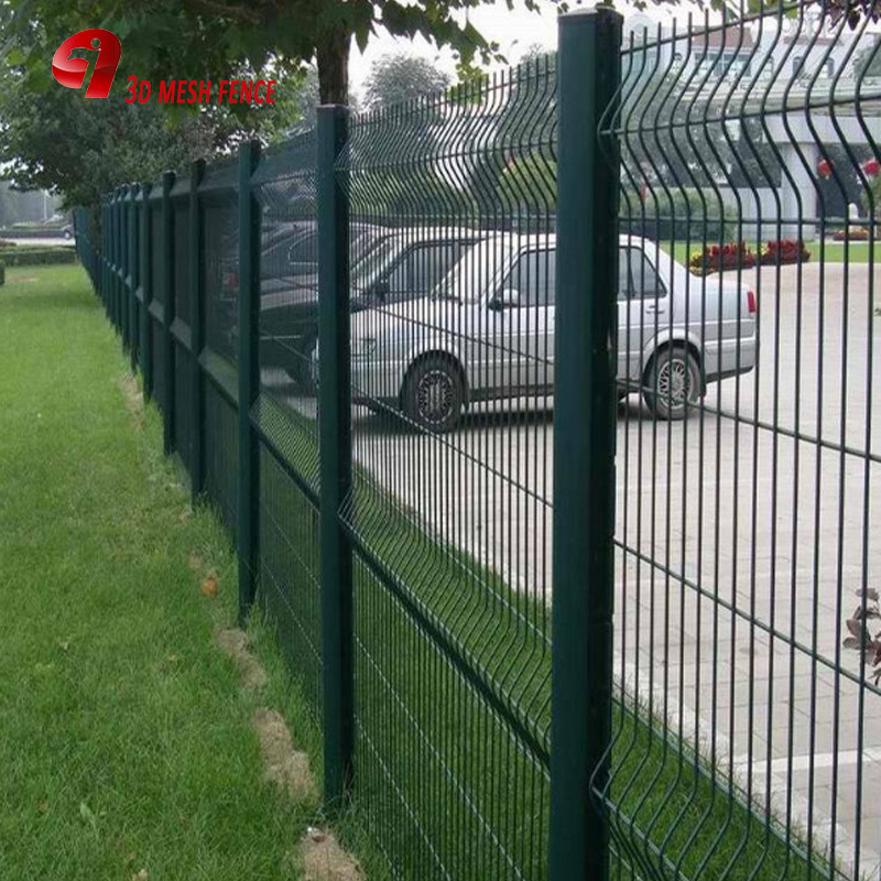 Chinese Factory Hot Dipped Galvanized 6Ft Tall 3D Curved Fence Wire Mesh Highway Fence