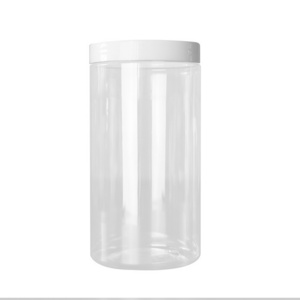 1000ml 1L Food Grade PET Plastic Mason Jar Plastic Jars For Candy or Salads