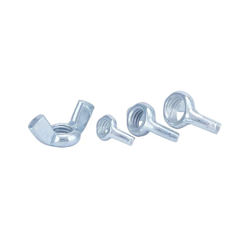 Customized Chinese Fastener Carbon steel Butterfly Bolt And Nut M3 M4 Wing-nut Zinc Plated Butterfly Nut