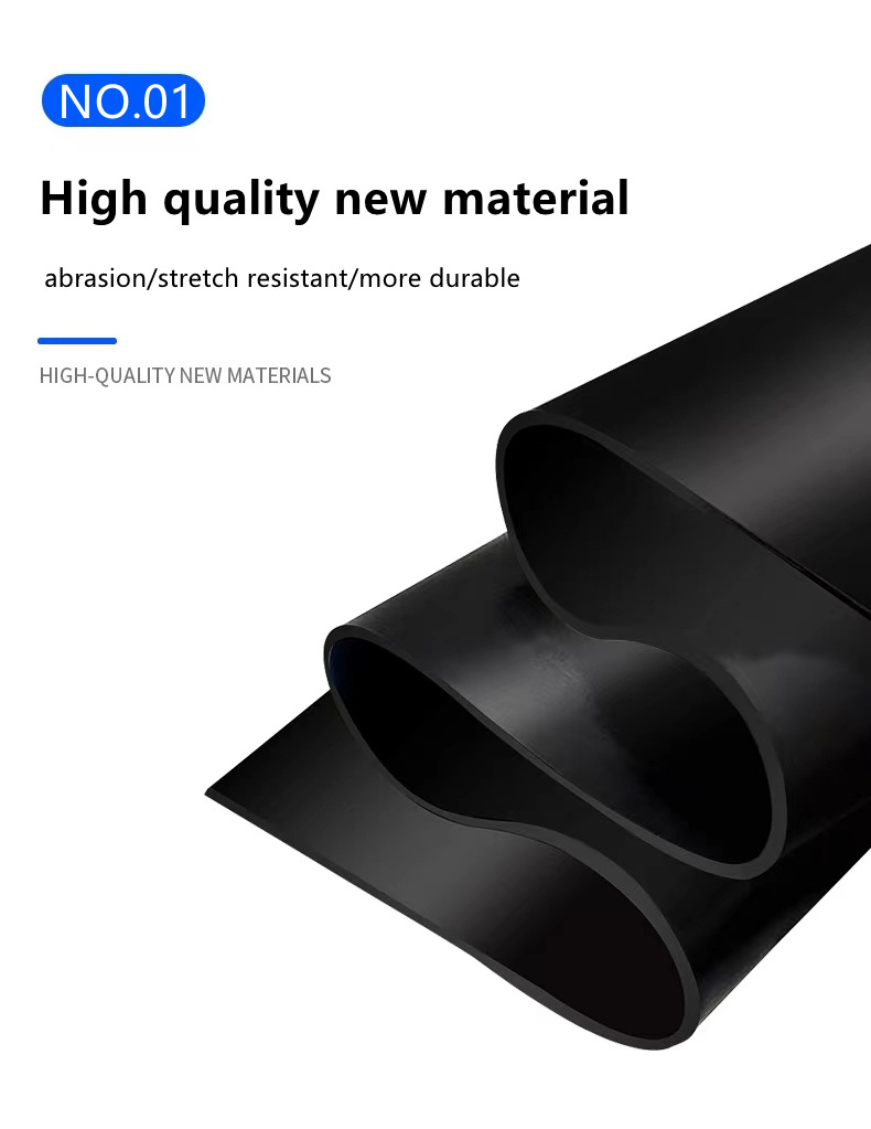 Wholesale Industrial Shock Absorbing Black Color Gym Floor Mats Fabric Diaphragm Neoprene Sbr Fkm Nbr Epdm Silicone Rubber Sheet