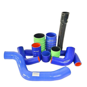 red blue orange Silicone Hose Car Truck Flexible Turbo Intercooler Braided Corrugated Hump Coupler Silicone Hose