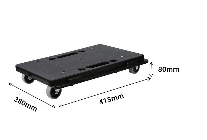 Supermarket  handling goods spliced Plastic Pallet car  Moving Pallet Dollyheavy machine carrier