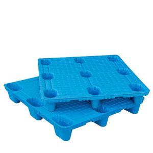 Reusable Euro Pallet Wrap Closed Top Plastic Nestable Pallet with Nine Legs High Quality Plastic Pallets