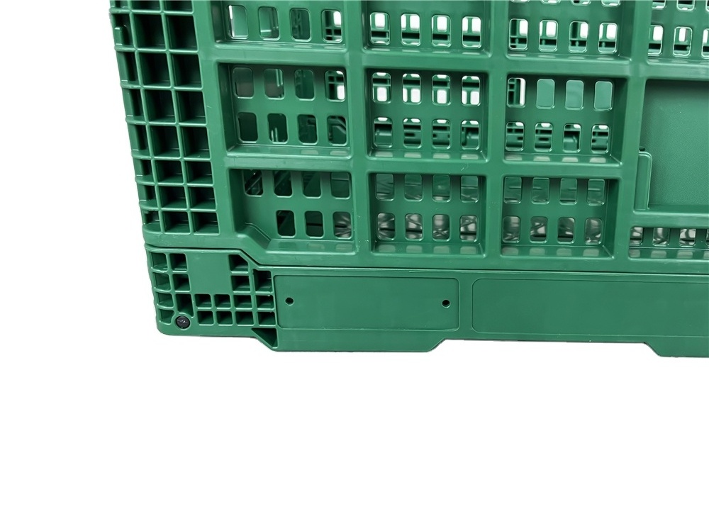 turnover box foldable plastic crate hot sale reasonable price pink plastic storage box