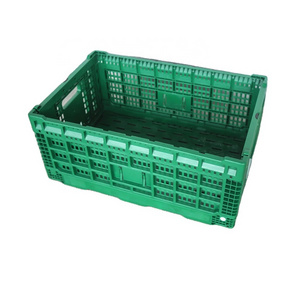 turnover box foldable plastic crate hot sale reasonable price pink plastic storage box