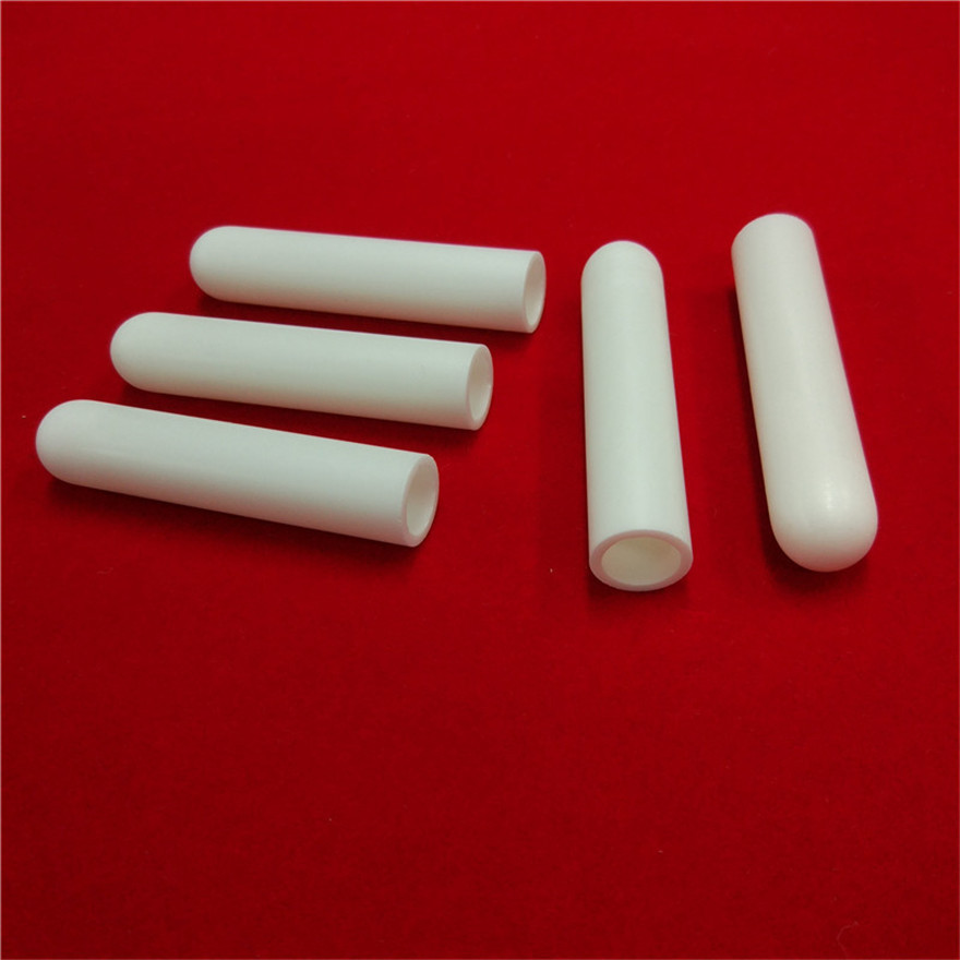 YSZ yttria stabilized zirconia ceramic tube with one end closed