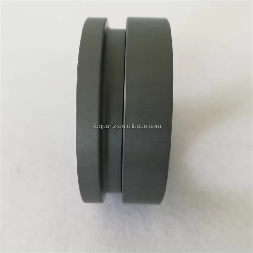 Customized SIC  bush ceramic ring silicon carbide ceramic bushing with high heat resistance