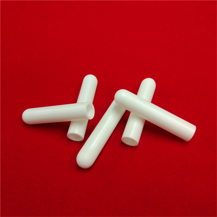 YSZ yttria stabilized zirconia ceramic tube with one end closed