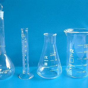 laboratory quartz measuring volumetric flask