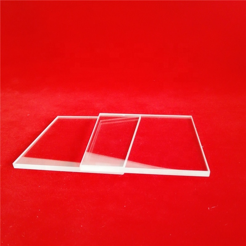 High Transmittance heat resistance clear glass  quartz plate  transparent silica  sheet