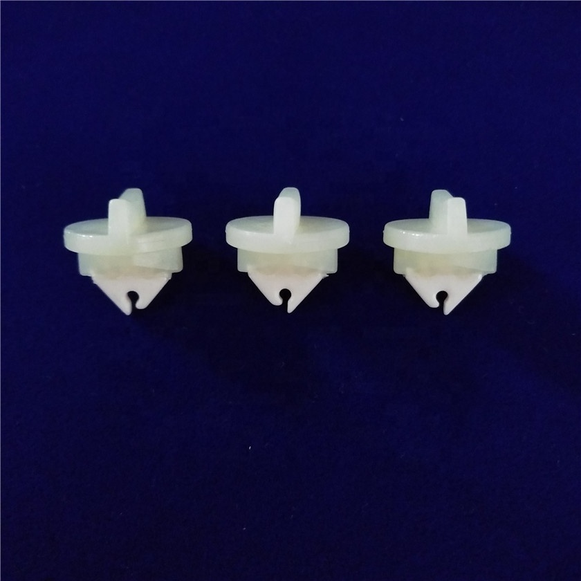 rabbit head shape 95% AL2O3 aumina ceramic traverse guide for textile machinery