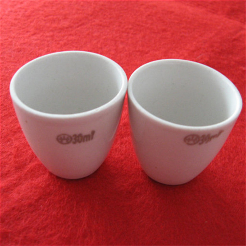 Laboratory use  Alumina Porcelain Al2O3  Ceramic Crucible without lid or with lid