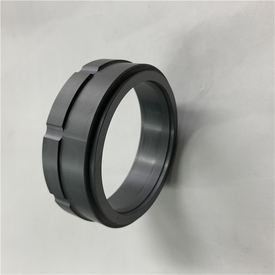 Customized SIC  bush ceramic ring silicon carbide ceramic bushing with high heat resistance