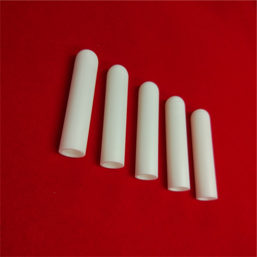 YSZ yttria stabilized zirconia ceramic tube with one end closed