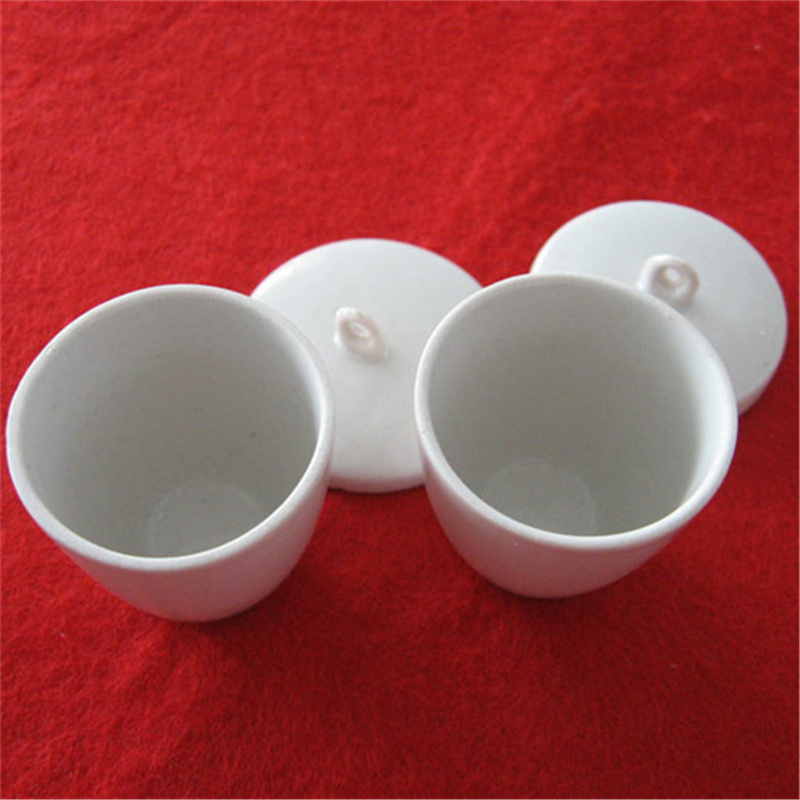 Laboratory use  Alumina Porcelain Al2O3  Ceramic Crucible without lid or with lid