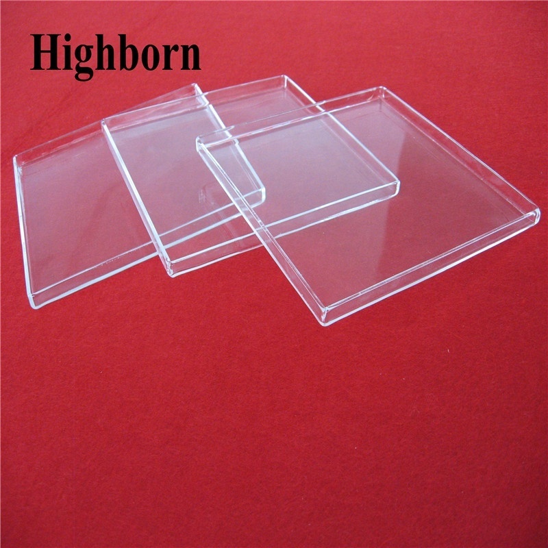 square shape quartz glass petri dish