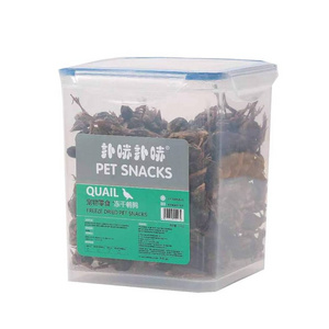 Manufacturers wholesale custom freeze-dried whole quail small quail 100% cat snack