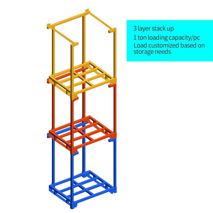 Warehouse Rack Stackable Pallet Collapsable Rack