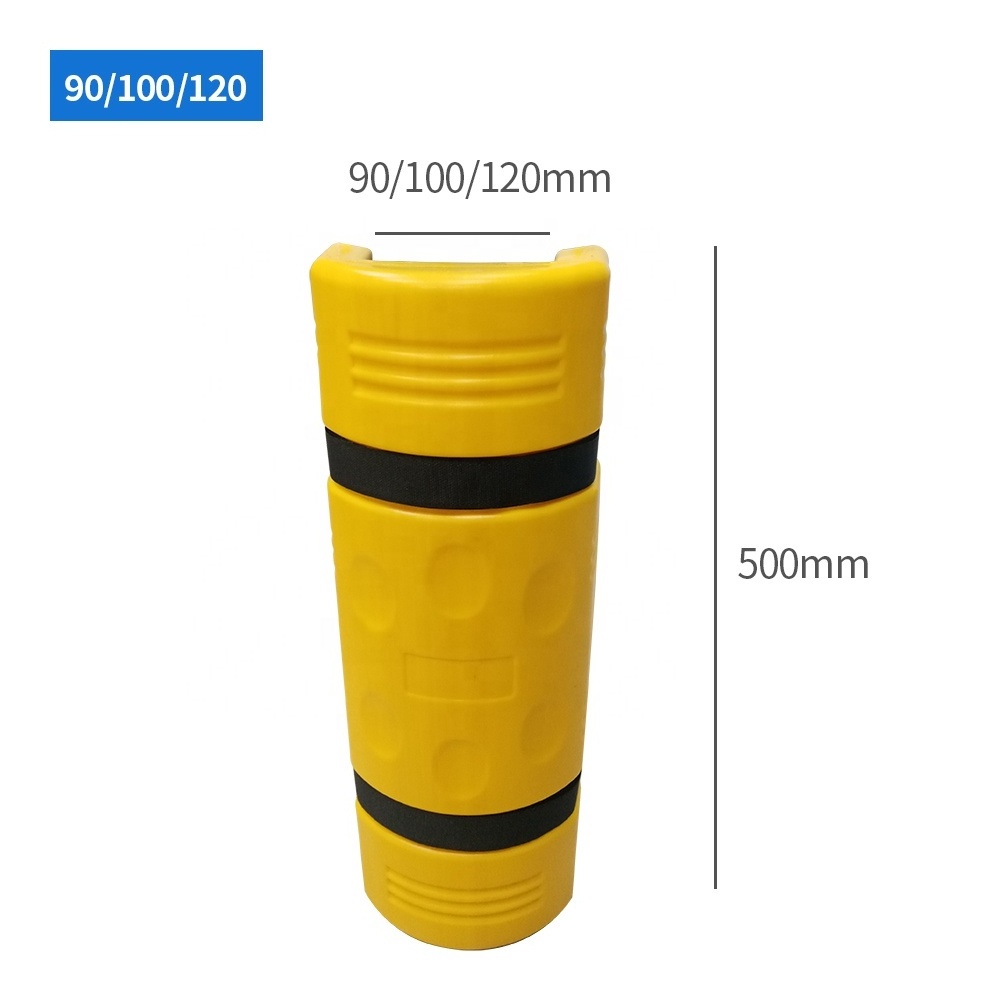 H500mm plastic warehouse rack column protector