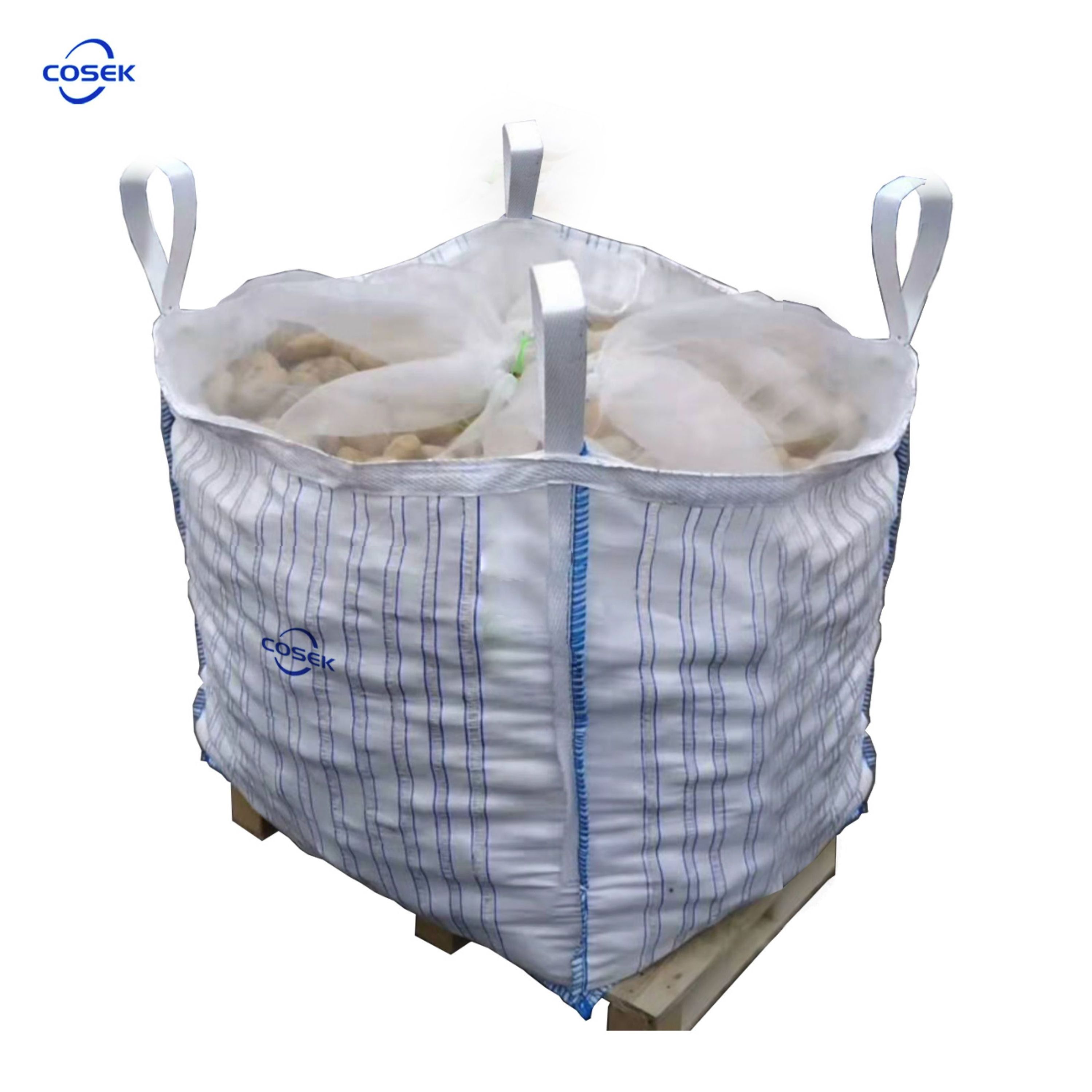 1 ton breathable pp woven big Bag FIBC for Firewood PackingBig Bag ,transparent pp jumbo bag