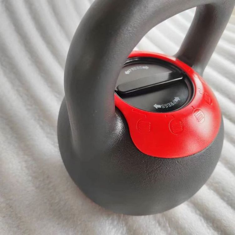 Factory direct sales adjustable cast iron kettlebell