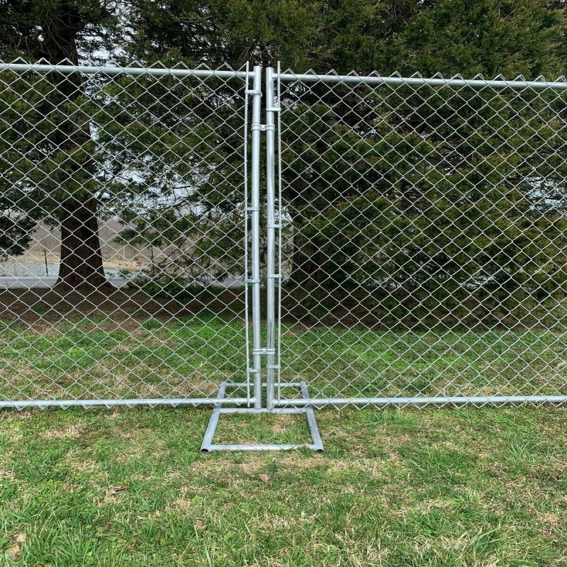 American Sustainable Portable Event Security Fence Panel Removable Construction Temporary Chain Link Fence