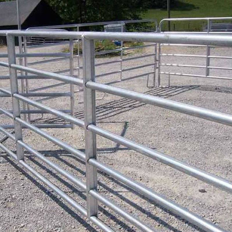 Horse Fence Panels Circular tube Livestock Cattle Panels Horse Corral Panels Easily Assembled Sheep And Goat Farm