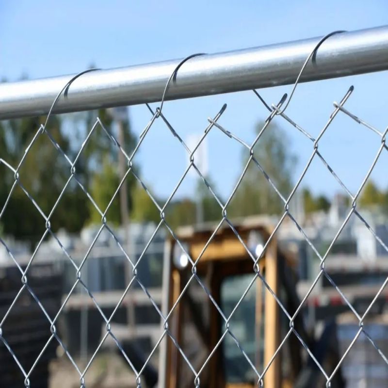 American Construction Removable Chain Link Temporary Fence Movable Fence For Construction Site Security